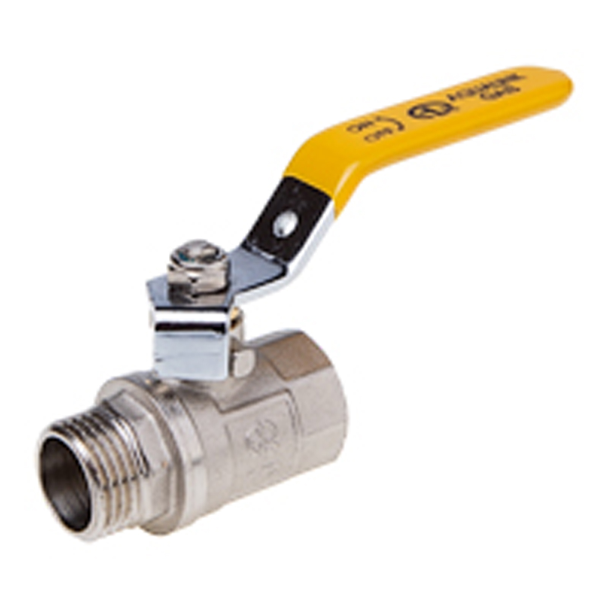 Кран для газа шаровой  fm  1/2"  ручка (10/120) "aqualink"