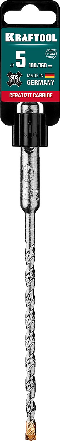 KRAFTOOL Cerazit Carbide, 5 х 160 мм, SDS-plus бур (29320-160-05)