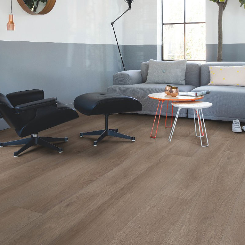 ПВХ-плитка Quick Step LIVYN Pulse Click PUCL 40078 Дуб плетеный коричневый