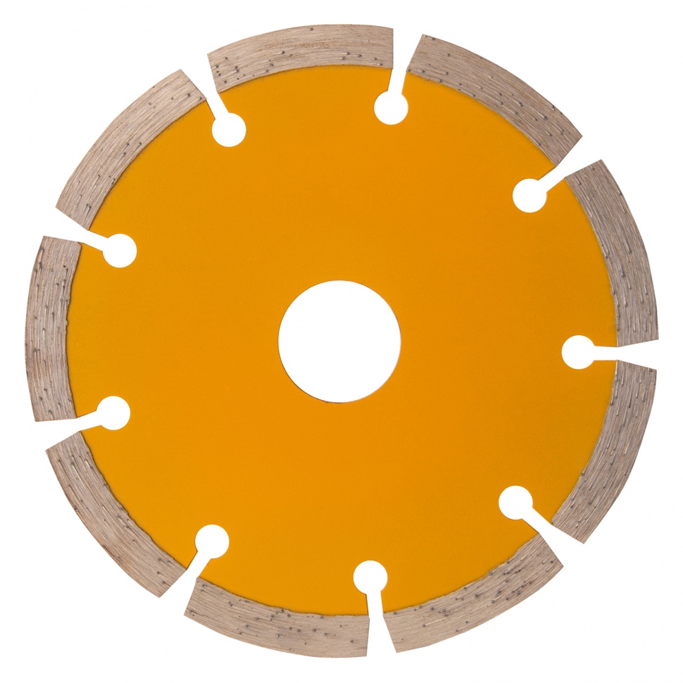 Диск алмазный, отрезной сегментный, 115 х 22.2 мм, сухая резка Denzel (73100)