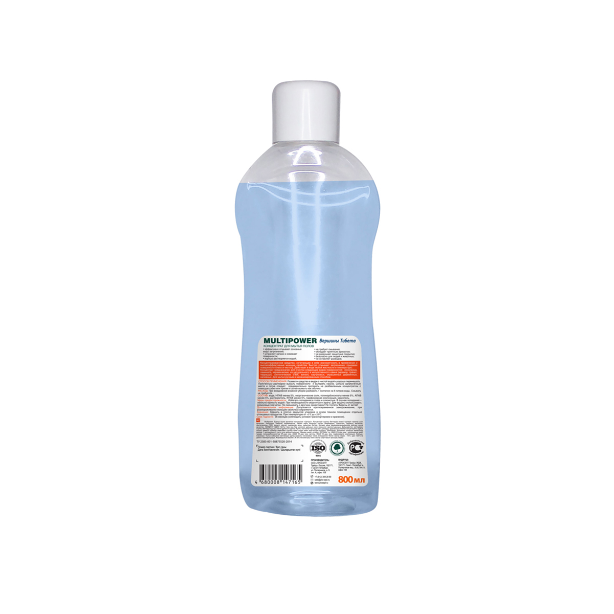 Средство для мытья полов "multipower" (вершины тибета) концентрат 800 мл (1/12) "prosept"