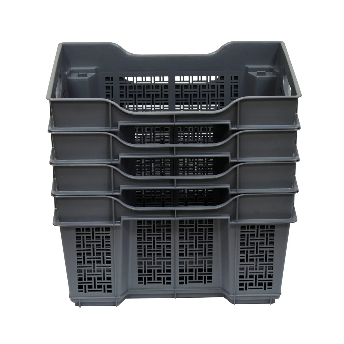 Ящик универсальный 400*300*220 мм  16 л (серый) (1/12) "виолет"