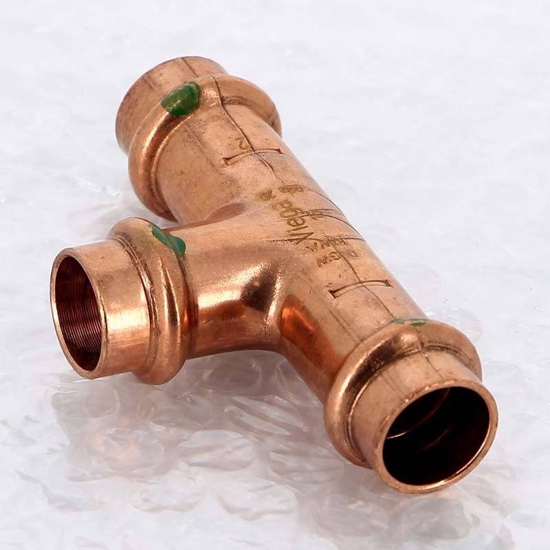 Тройник пресс медный Profipress VIEGA 15