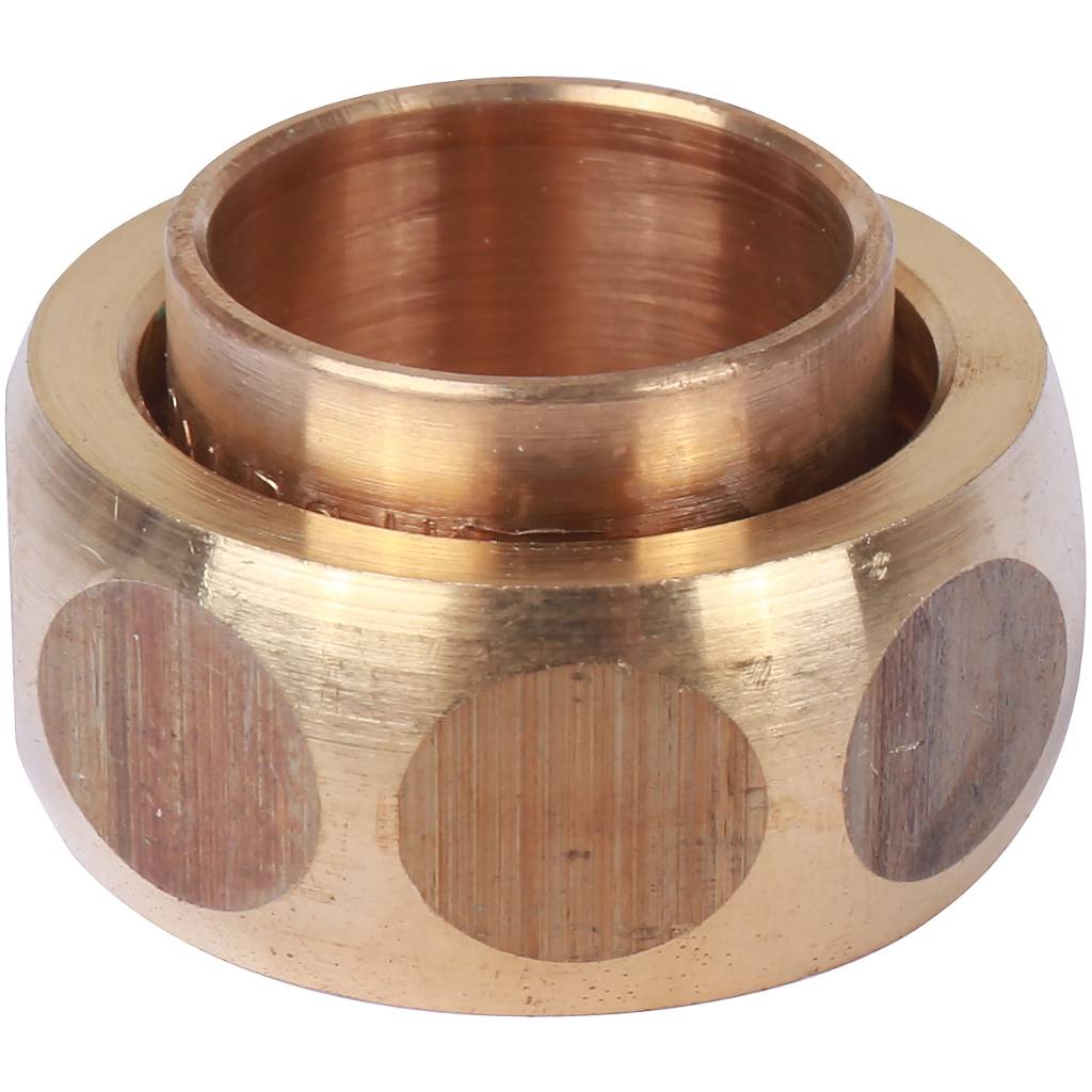 Муфта (американка) 35 x 1"1/2 (ВР) с накидной гайкой под пайку SANHA бронзовая 1435935112