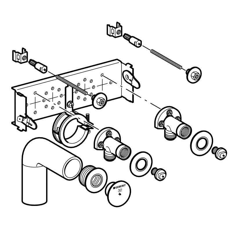 Модуль для умывальника Geberit GIS
