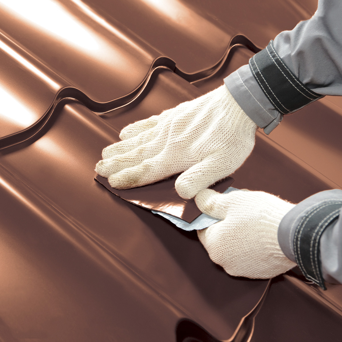 Лента-герметик самокл. 10 см х 10 м "nicoband" (битумно-полимерная) коричневая (1/3) "технониколь"