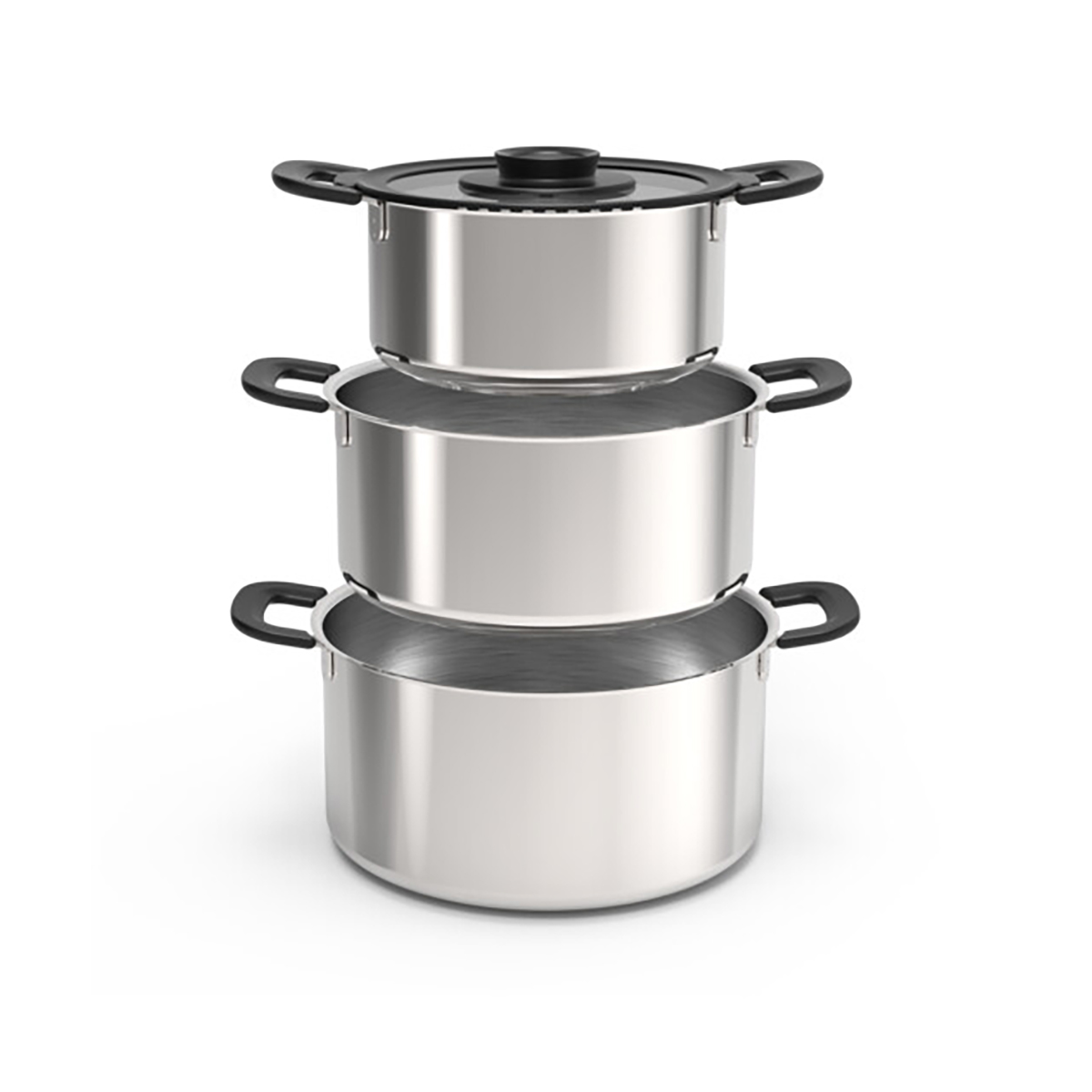 Кастрюля "functional form" 5 л, с крышкой (1/4) "fiskars" 1026578