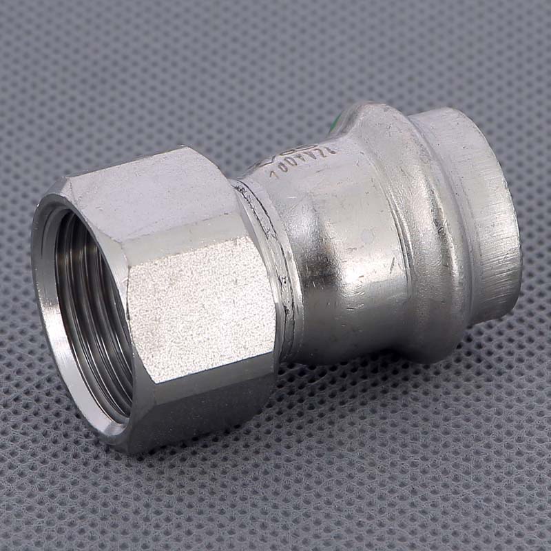 Муфта пресс-В 22х3/4" нержавеющая сталь Sanpress Inox VIEGA