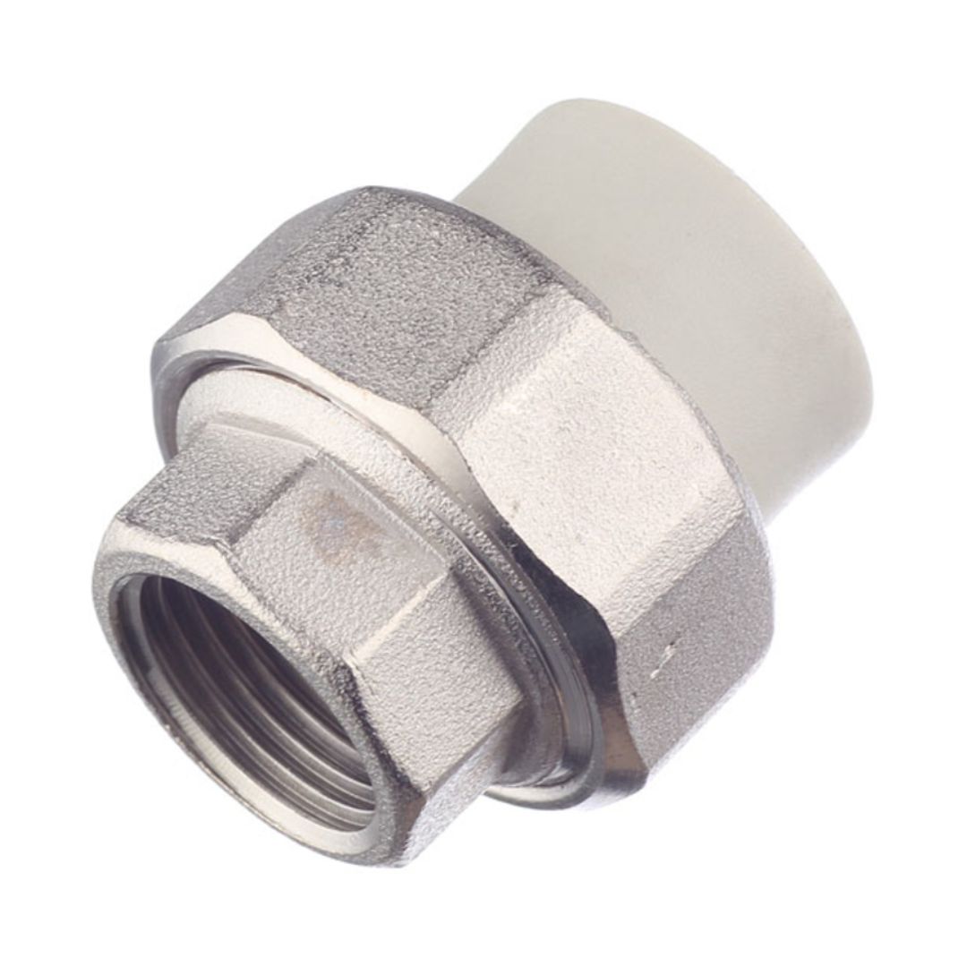 Муфта комб. 32 x 3/4" (ВР) с раъёмным соединением PP-R FV-PLAST серый