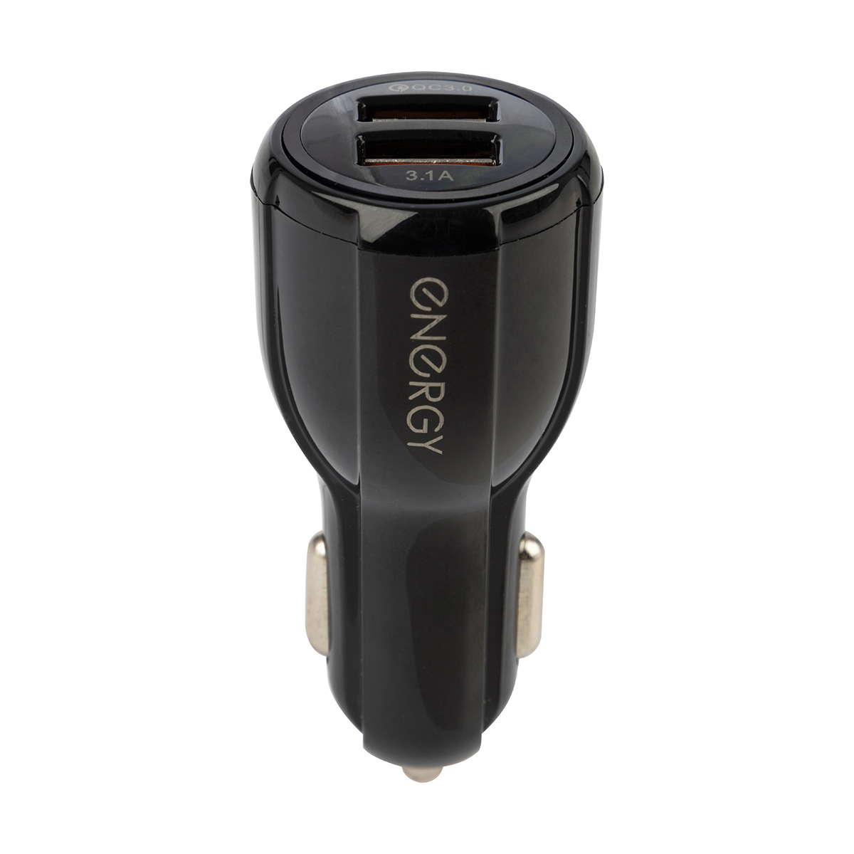 Зарядное устройство автомоб. et-16a, 2 usb, q3.0 (черный) (1/100) "energy"