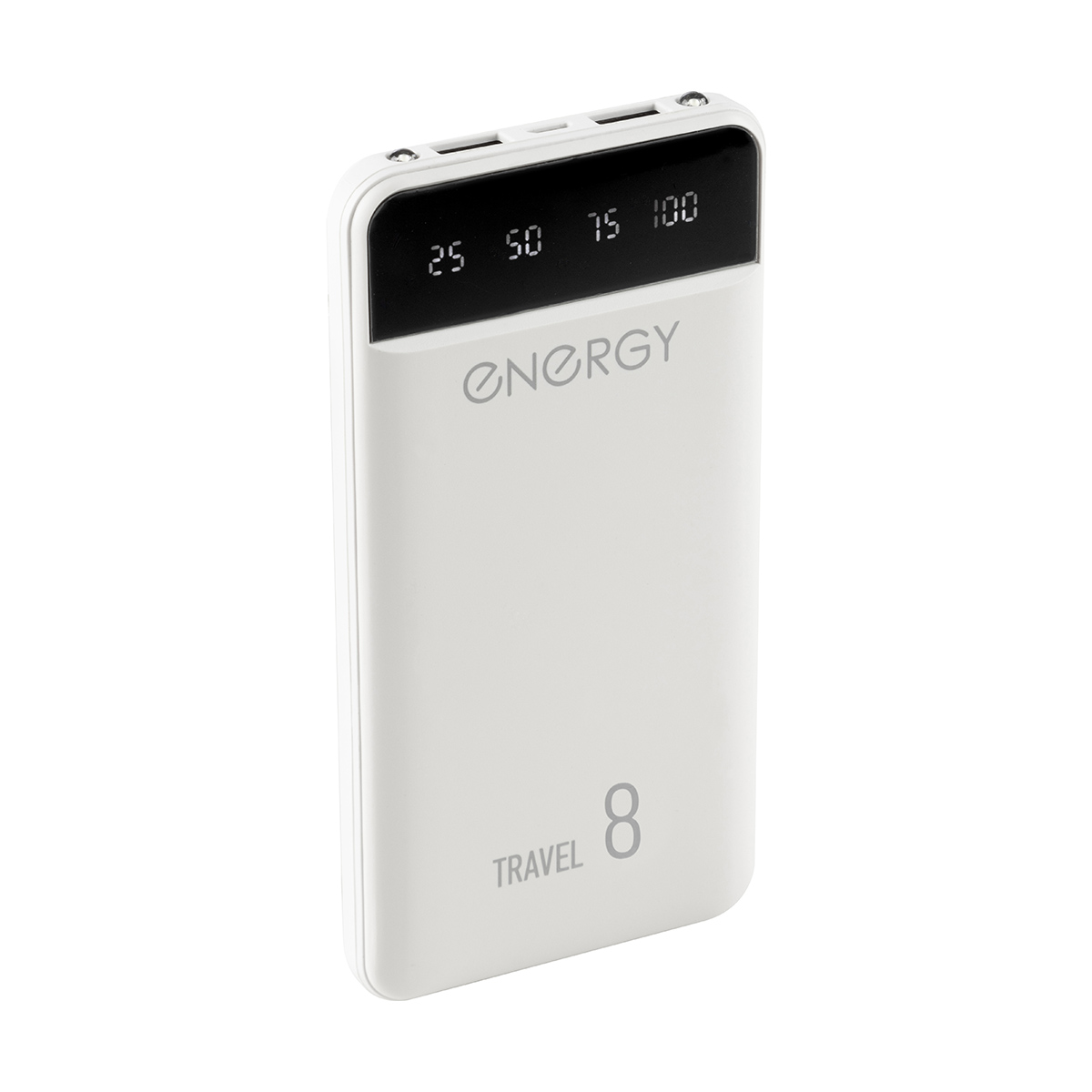 Зарядное устройство для телефона беспроводное power bank 8000 travel (белый) (1/50) "energy"