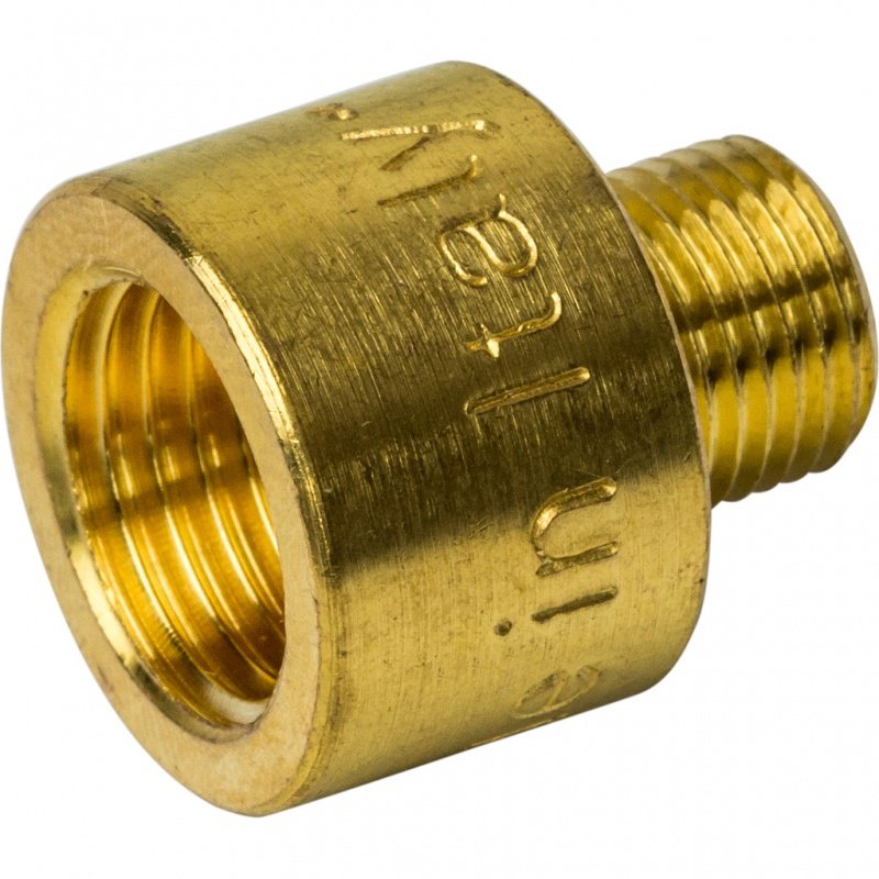 Переходник редукционный ВН 1/4" x 1/8" латунь STOUT