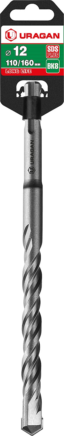 URAGAN 12 х 160 мм, SDS-plus бур (29311-160-12)