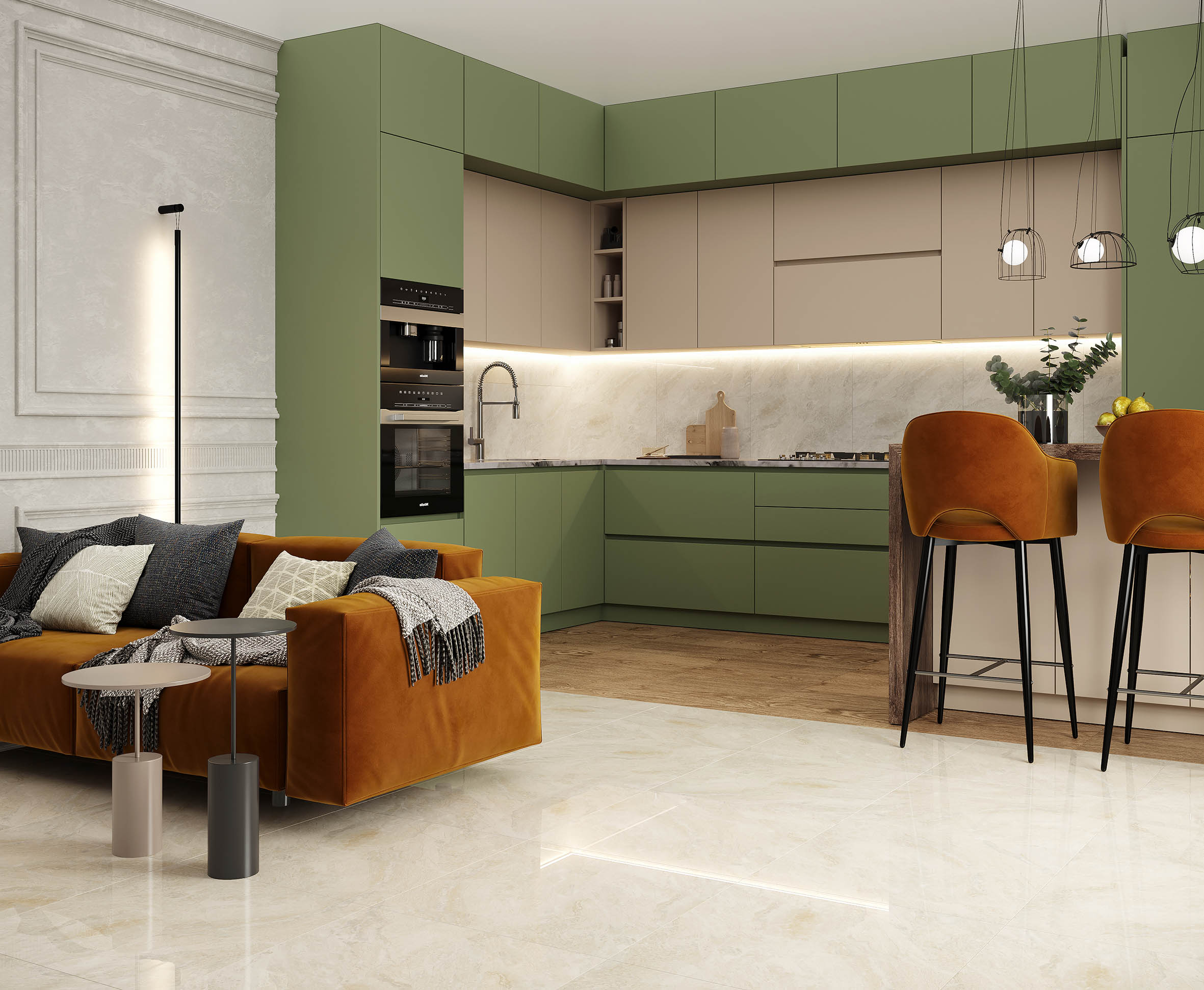 New york ivory керамогранит кремовый лаппатированный 80x80