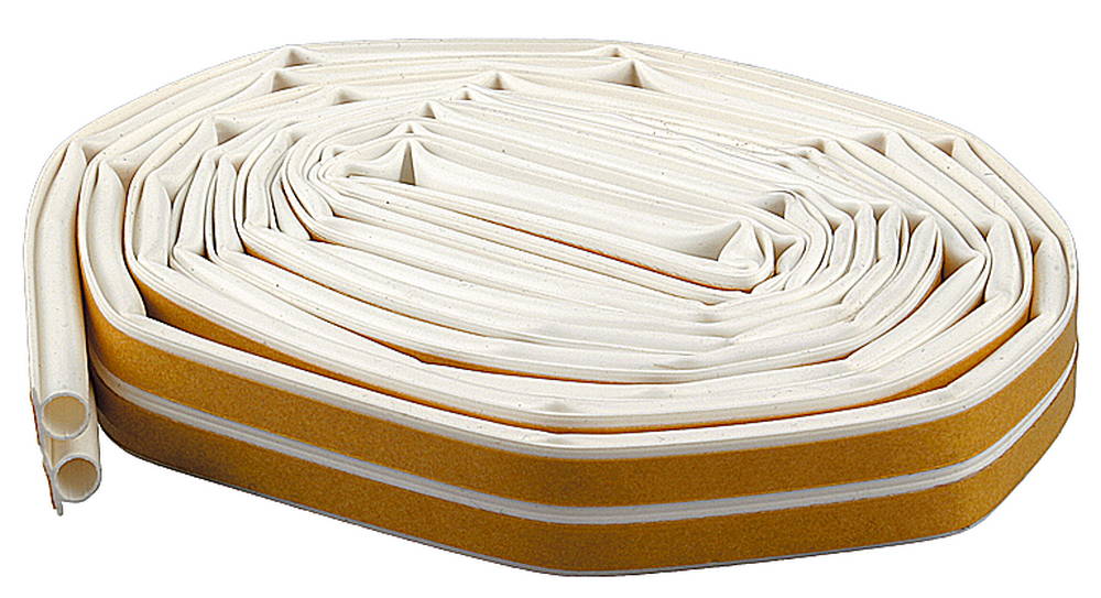 Уплотнитель ЗУБР силиконовый самоклеящийся профиль ″O″, белый, 6м