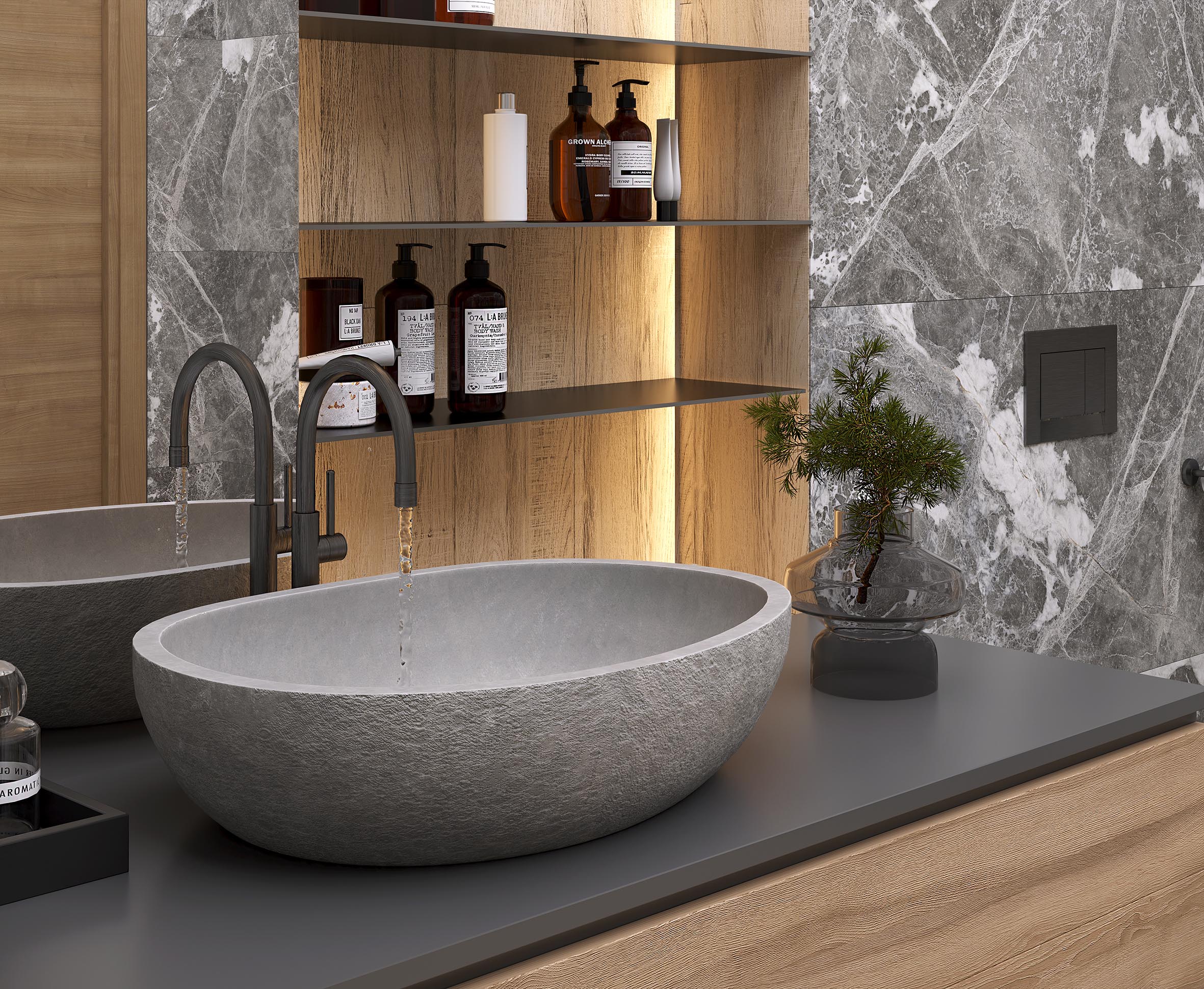 Lustros paradiso gris керамогранит полированный 60x120