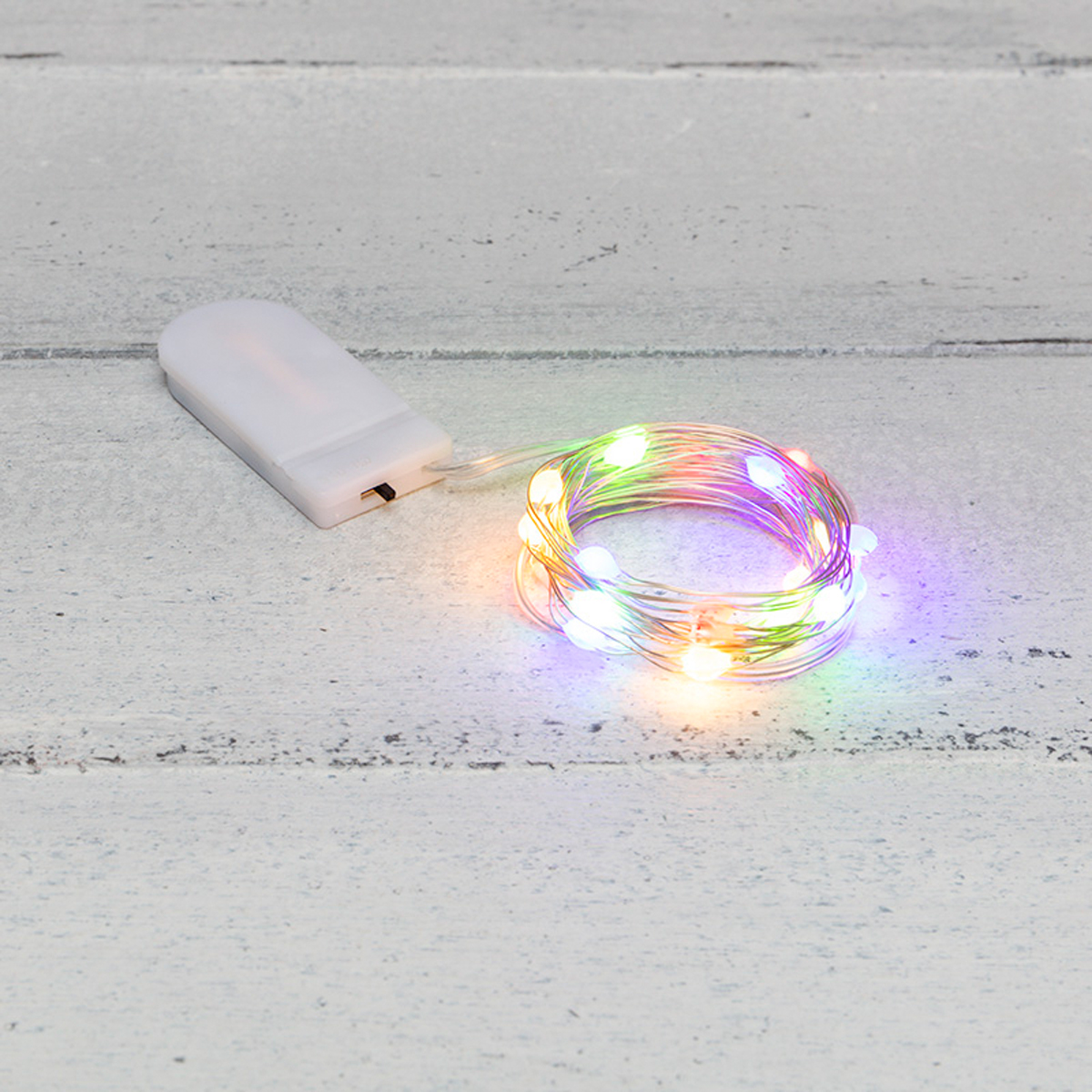 Электрогирлянда "роса" с крупными каплями 2 м, 20 разноцв. ламп (1/250) "neon-night" 302-009