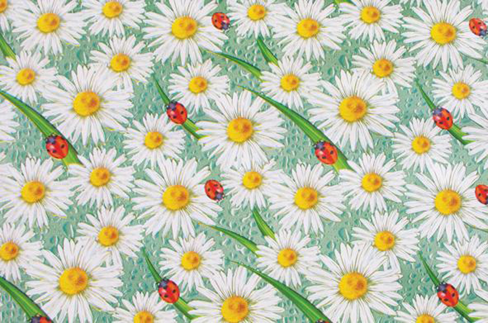 Клеенка пвх основа ткань 125 см  рулон 25 м (1) "этюд" 430/3 (зеленый)