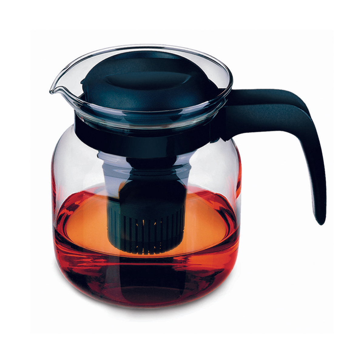 Чайник заварочный стекло "simax" classic matura 1,25 л, пласт. фильтр (1/18)