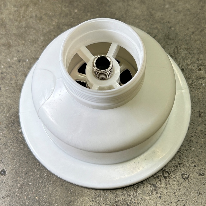 Выпуск McALPINE 113 мм нерж. c пробкой (нержавейка с пластиком), H=70 мм, выход 1 1/2", хром