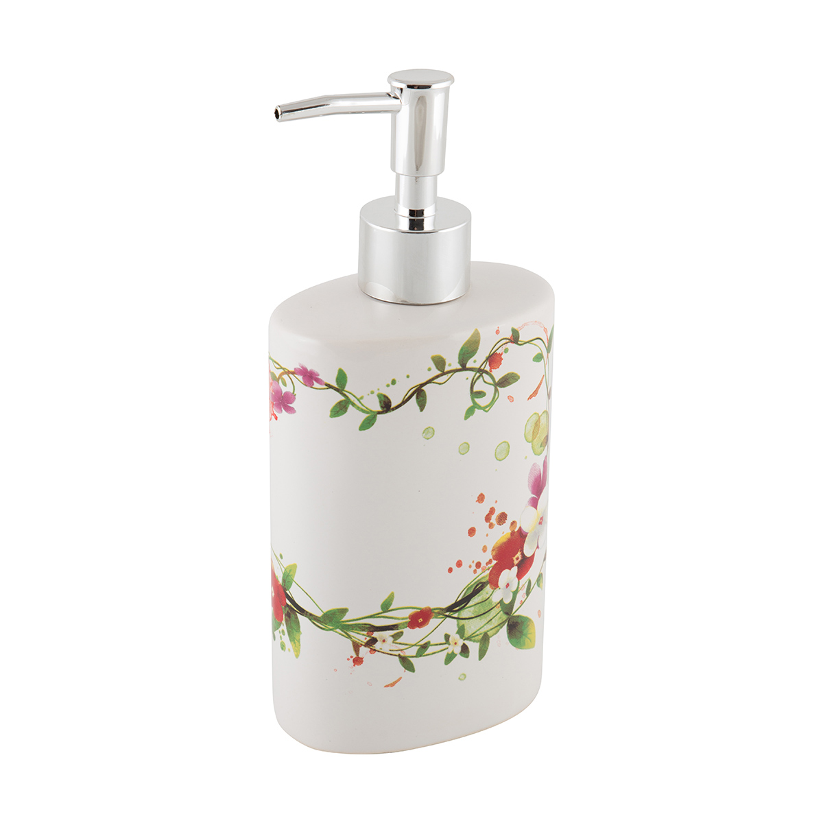 Дозатор для жидкого мыла "летнее настроение" dis-sum, керамика (1/4/24) "рыжий кот"