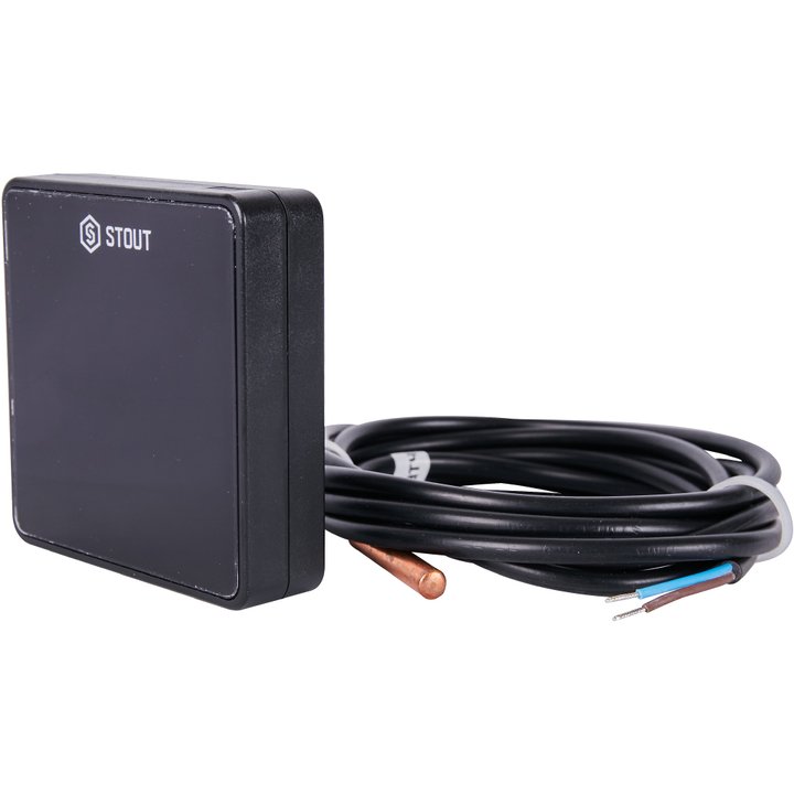 Беспроводной датчик пола STOUT C-8f, черный