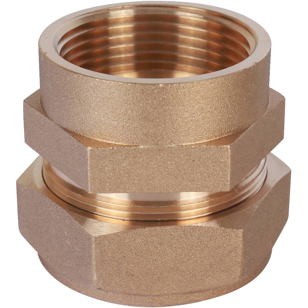 Муфта обжимная (ВР) 32 х 1"1/4 для стальных гофрированных труб Neptun (Stahlmann)