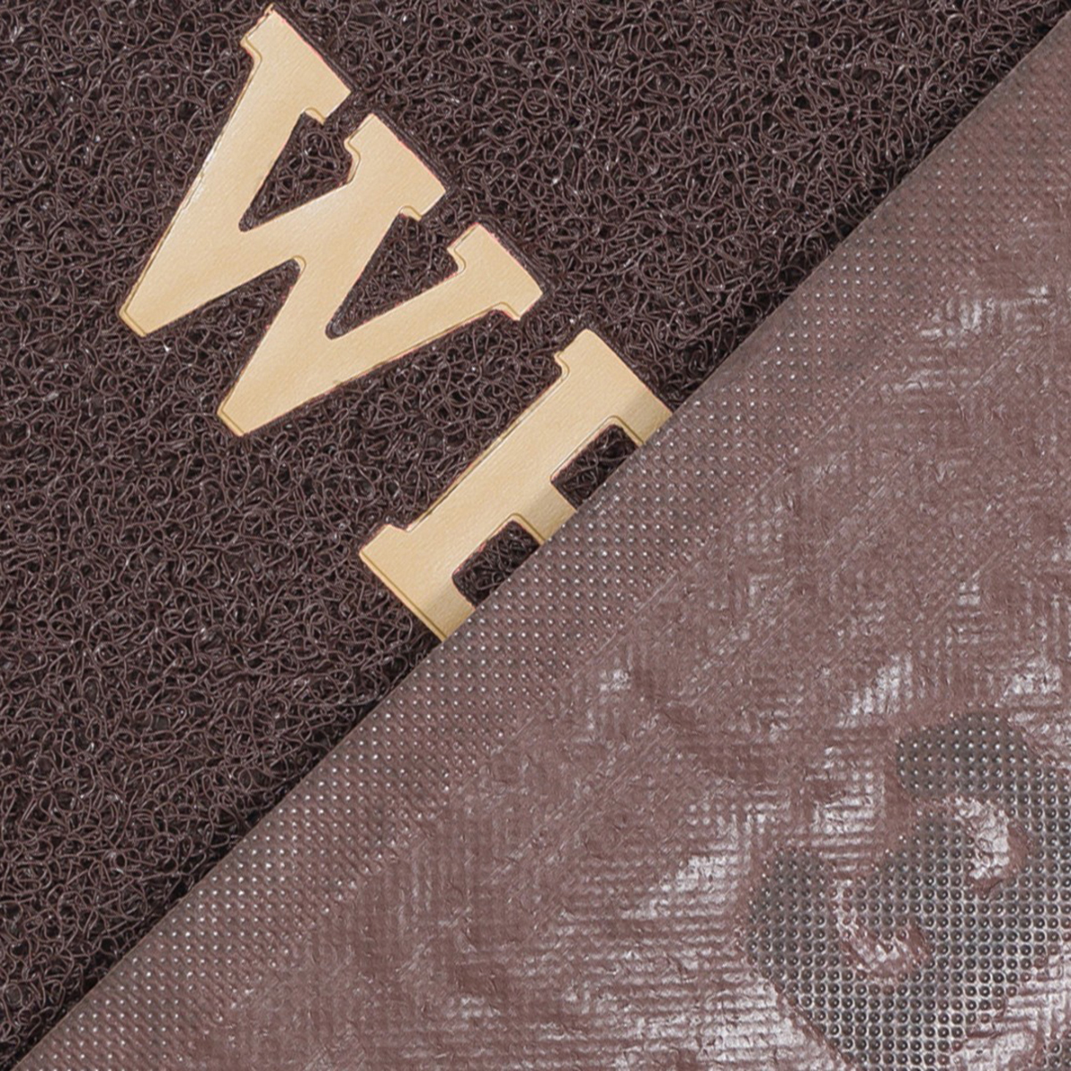 Коврик spongy "welcome" 50*80 см (коричневый) (1/15) "sunstep" 38-442