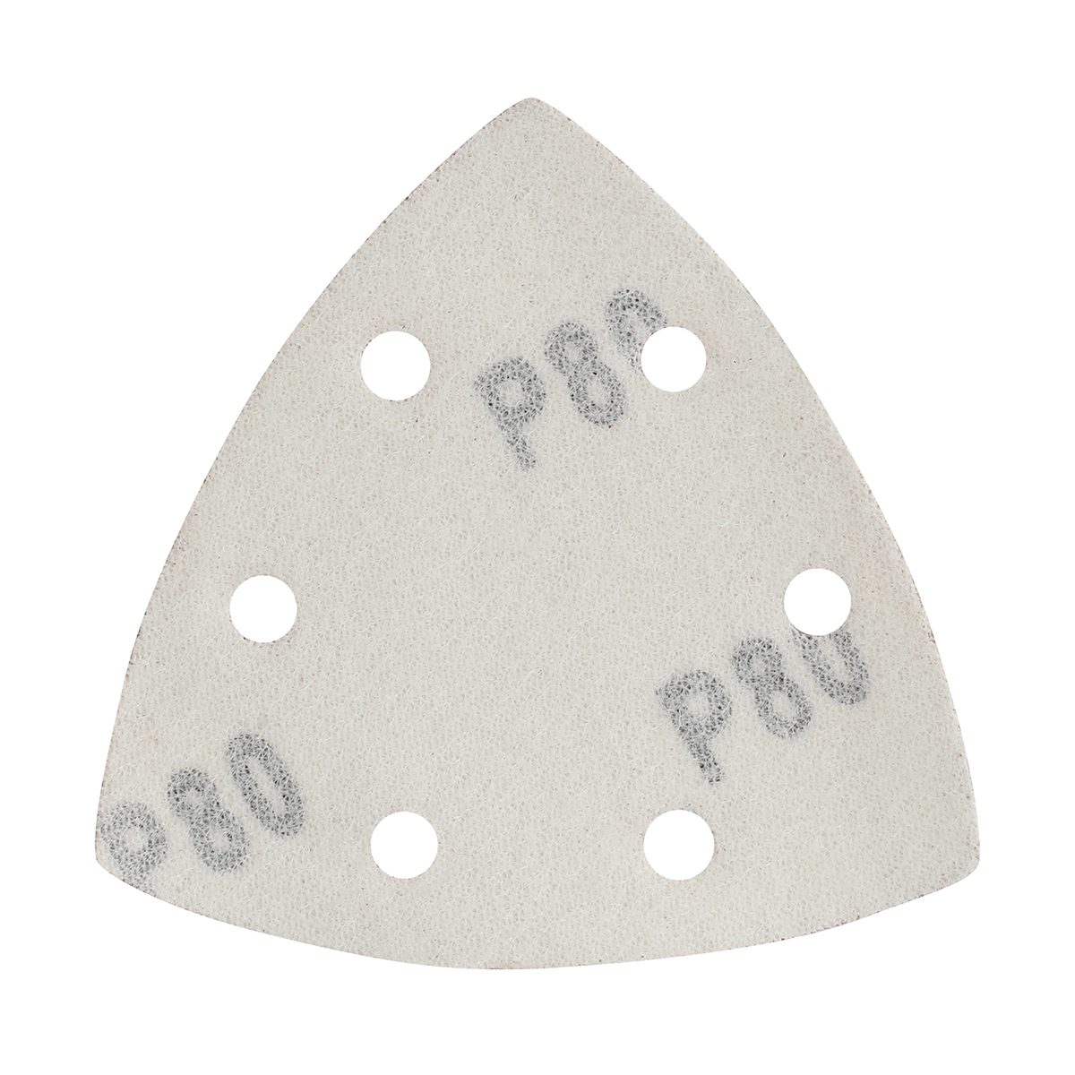 Треугольник шлифовальный на липучке 80*80*80 мм, р80, набор 5 шт. (1/250) "patriot" 820010302