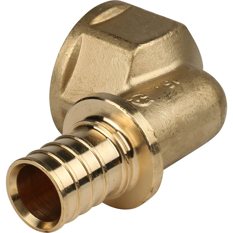 Угол переходной 25 x 1" ВР аксиальный для труб PE-X STOUT