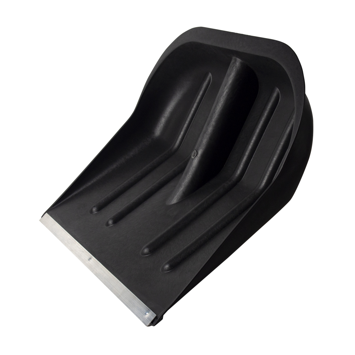 Лопата снег. пласт. (ковш) 470 х 410 мм c алюм. пластиной "шабашка" 145-0022