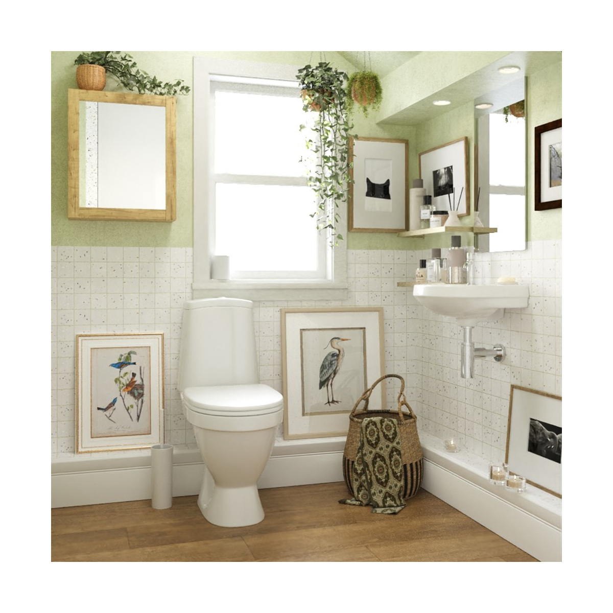 Унитаз напольный "лада" комфорт белый "sanita" wc.cc/lada/2-dm/wht.g/s1