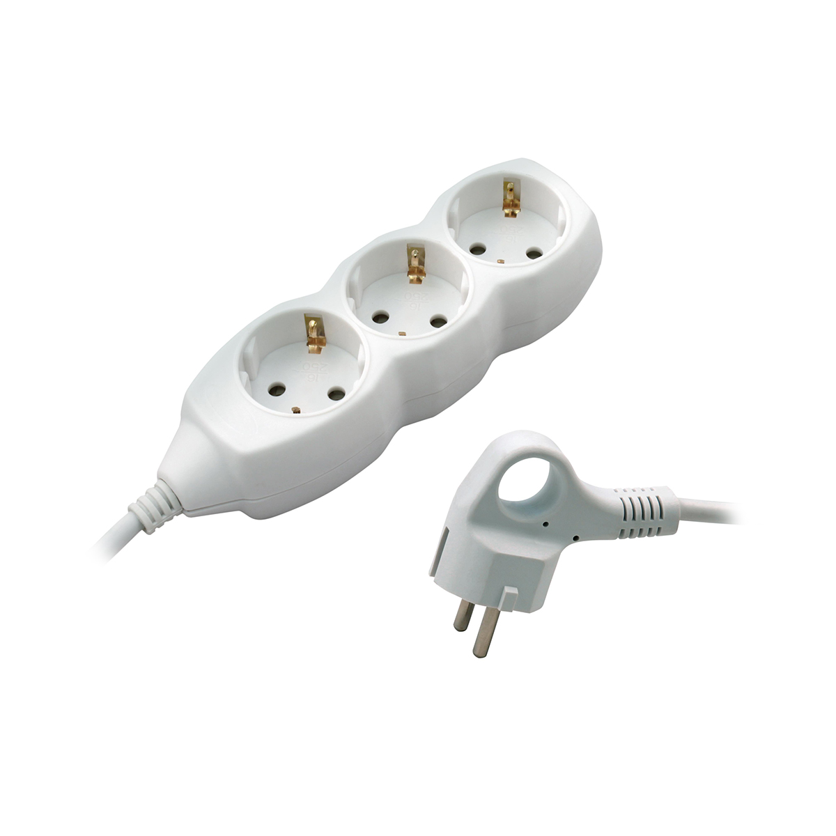 Удлинитель с заземл. 5 м 3 розетки с/у s 3x5-z (1/20) "старт"