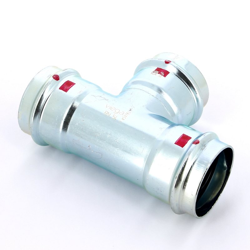 Тройник пресс 54 оцинкованная сталь Prestabo VIEGA