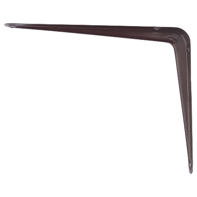 Кронштейн угловой с ребром, 100 х 125 мм, коричневый Сибртех (94022)