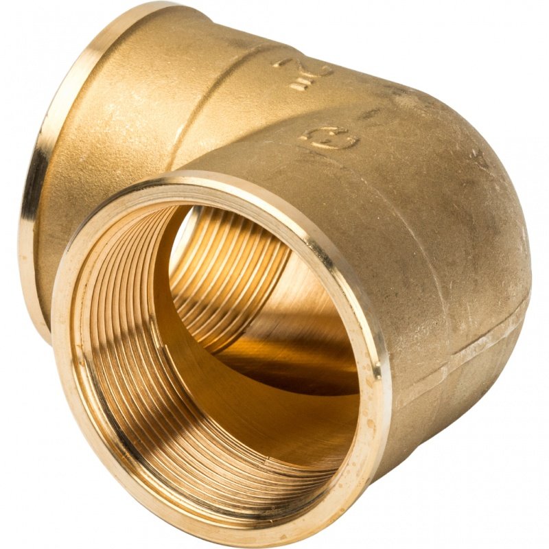 Угол резьбовой ВР 2" латунь STOUT