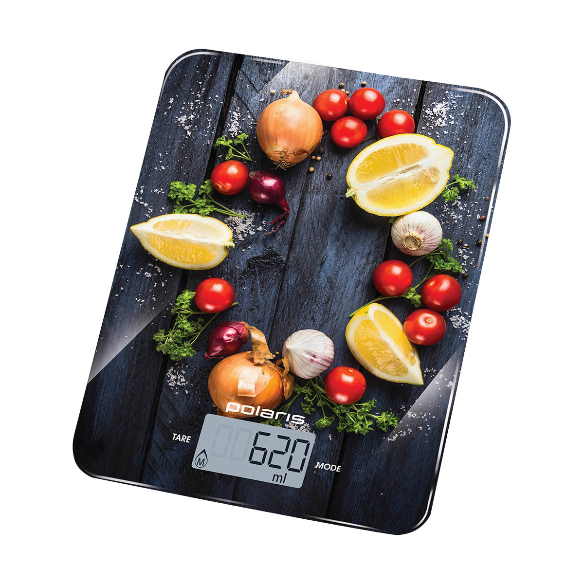 Весы кухонные электронные pks 1050dg "la salsa", стекло (1/12) "polaris"