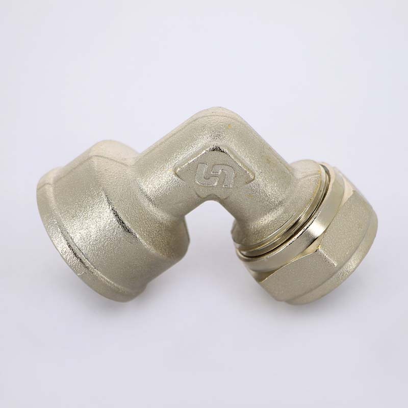 Угол обжимной ВР 20 х 3/4" 90° UNI-FITT для м/п труб