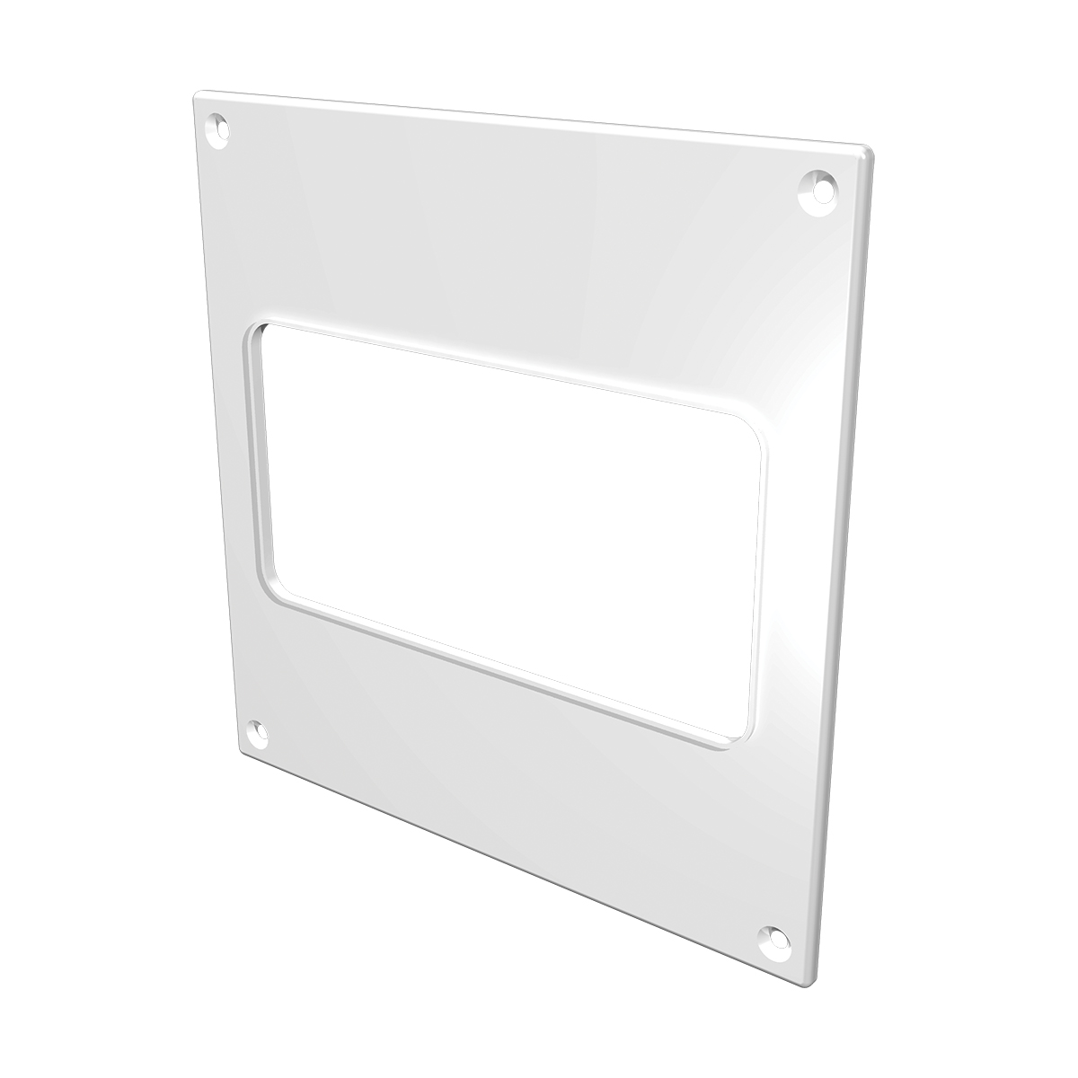 Накладка торцевая 150 х 150 мм для канала 60 х 120 мм пластик (1/250) "эра"  612нпп