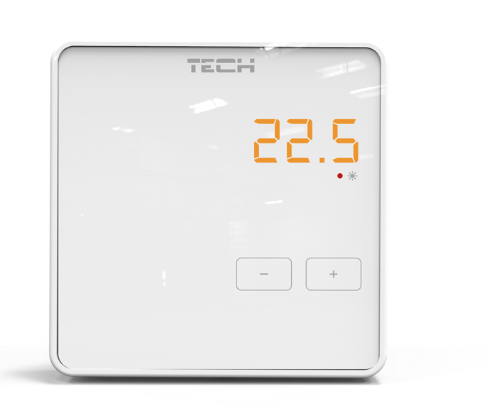 Термостат комнатный беспроводной TECH R-8z белый