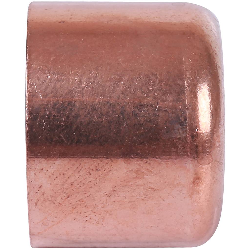 Медная заглушка 35 мм на трубу под пайку SANHA 1530135