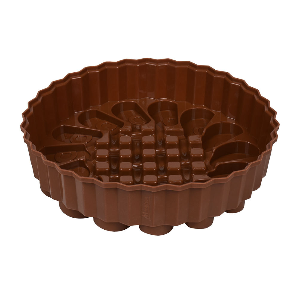 Форма для выпечки силикон. "яблочный пирог" 24*6 см + лопатка (1/20) "marmiton" 17224