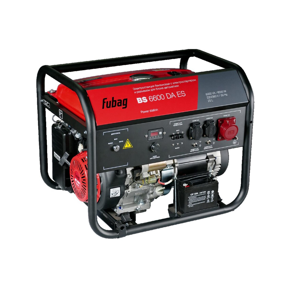 Генератор бензиновый bs 6600 da es (1) "fubag" 838799