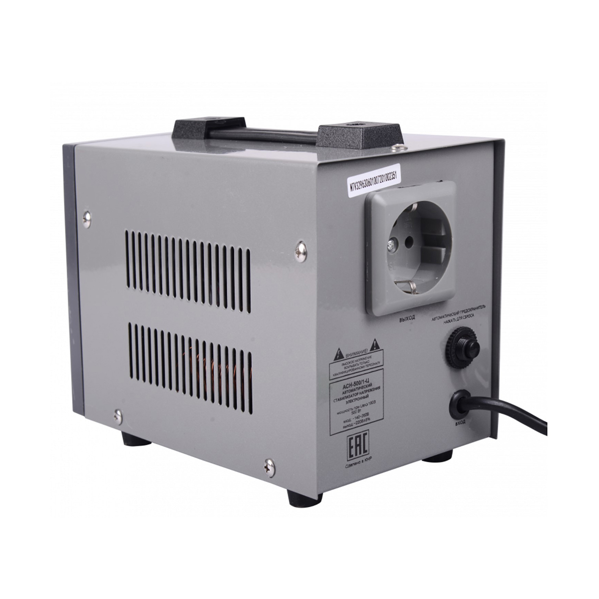 Стабилизатор напряжения асн-500/1-ц  0,5 квт (1) "ресанта"