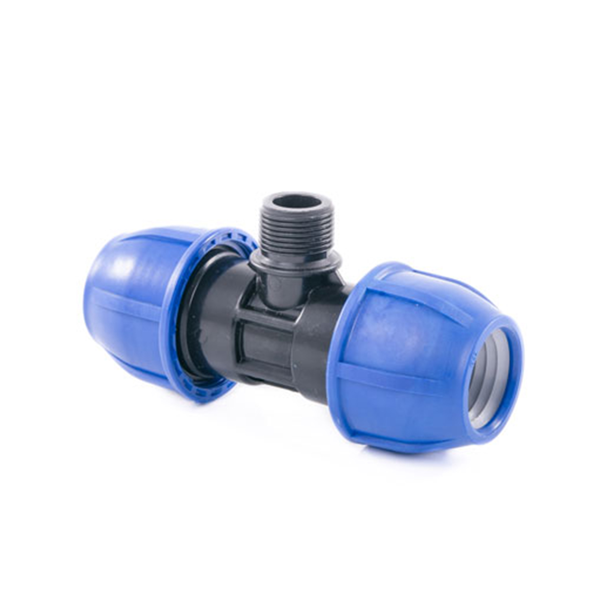 Тройник компрессионный для пнд труб наружн. резьба 20 x 3/4" (30/240) "lammin"