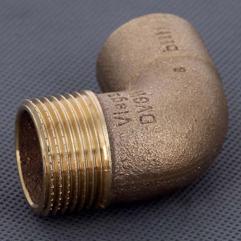 Угол 90° переходной пайка - НР 28 x 1" VIEGA бронза