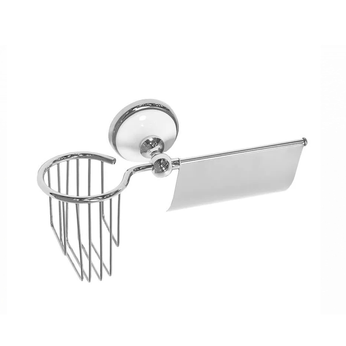 Держатель для туал. бумаги и освежителя воздуха "aster" хром. (1/10) "brissen" b2218