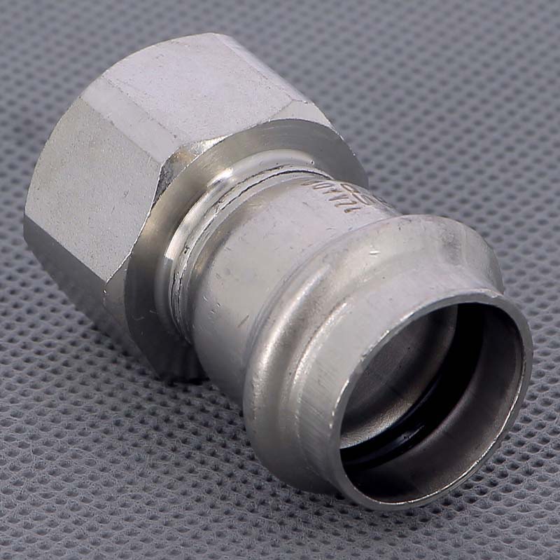 Муфта пресс-В 22х3/4" нержавеющая сталь Sanpress Inox VIEGA