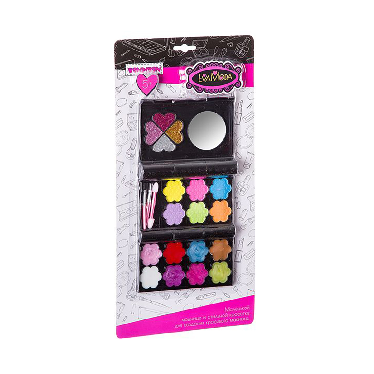 Набор детской декор. косметики "eva moda" "bondibon" вв2246