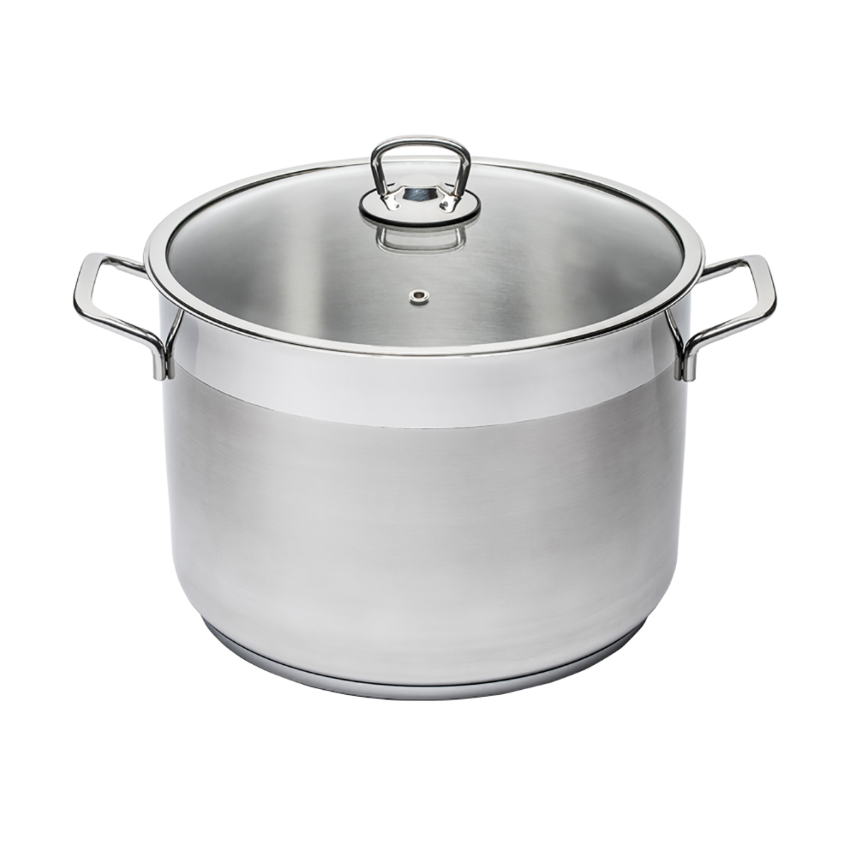 Кастрюля нержав. "софия" 12 л стекл. крышка, 28*20 см (1/4) "катюша" 9920-1090-0